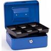 Kουτί ταμείου μεταλλικό με κλειδαριά ALCO 10" 250x180x90 mm μπλέ (Blue)